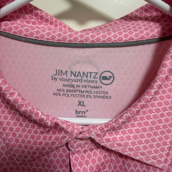 Vineyard Vines Pink Patterned Polo Shirt - Picture 3 of 3